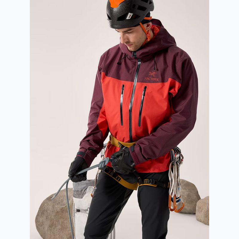 Kurtka przeciwdeszczowa męska Arc'teryx Alpha mars/dynasty 8