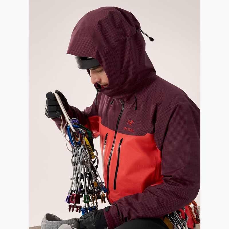 Kurtka przeciwdeszczowa męska Arc'teryx Alpha mars/dynasty 9