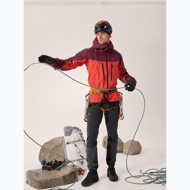 Kurtka przeciwdeszczowa męska Arcteryx Alpha mars/dynasty 10