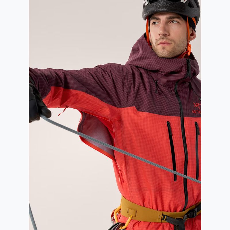 Kurtka przeciwdeszczowa męska Arcteryx Alpha mars/dynasty 11