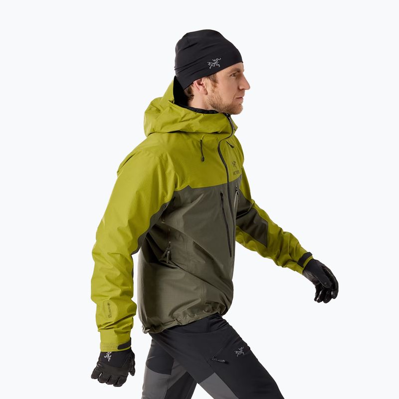 Kurtka przeciwdeszczowa męska Arcteryx Alpha olive moss/tatsu 4