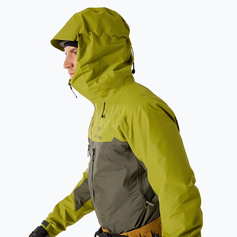 Kurtka przeciwdeszczowa męska Arcteryx Alpha olive moss/tatsu 5