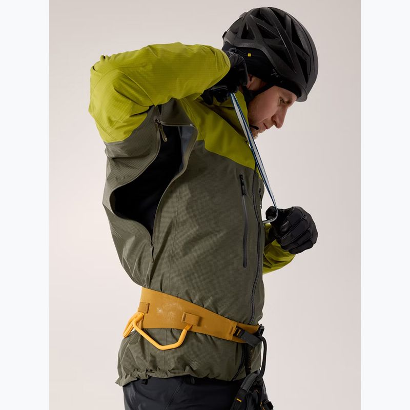 Kurtka przeciwdeszczowa męska Arc'teryx Alpha olive moss/tatsu 11