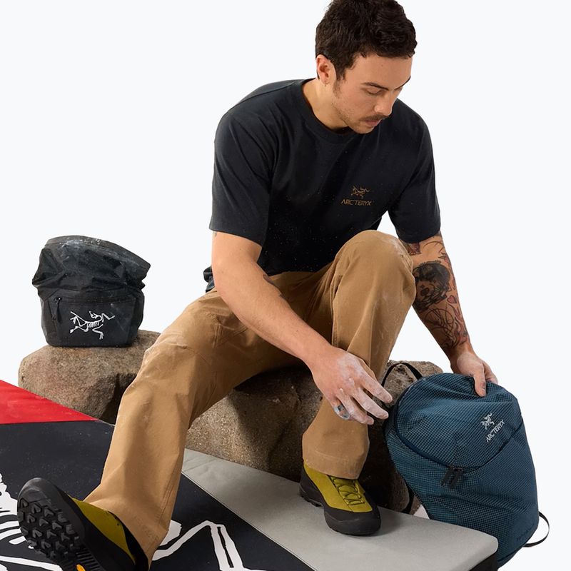 Koszulka męska Arc'teryx Kragg Sl Cotton Bird Word 24k black 6