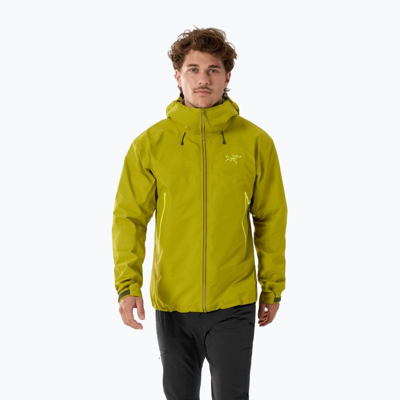 Kurtka przeciwdeszczowa męska Arc'teryx Beta SL olive moss/euphoria