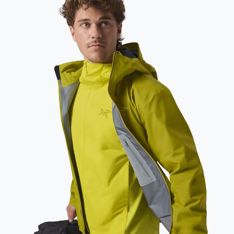 Kurtka przeciwdeszczowa męska Arcteryx Beta SL olive moss/euphoria 4