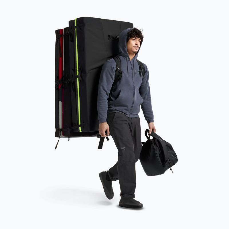 Bluza polarowa trekkingowa męska Arc'teryx Emblem Fleece Full-Zip Hoody dark stratus 2