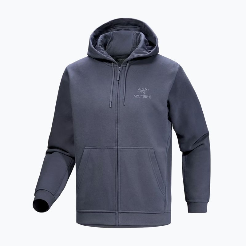 Bluza polarowa trekkingowa męska Arc'teryx Emblem Fleece Full-Zip Hoody dark stratus 6