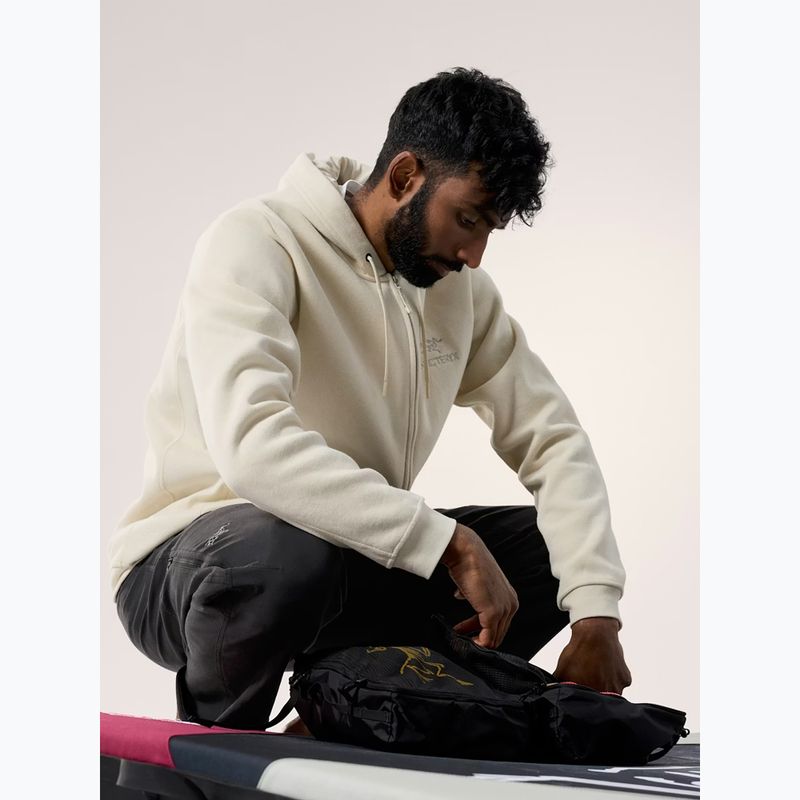 Bluza polarowa trekkingowa męska Arcteryx Emblem Fleece Full-Zip Hoody sea salt 6