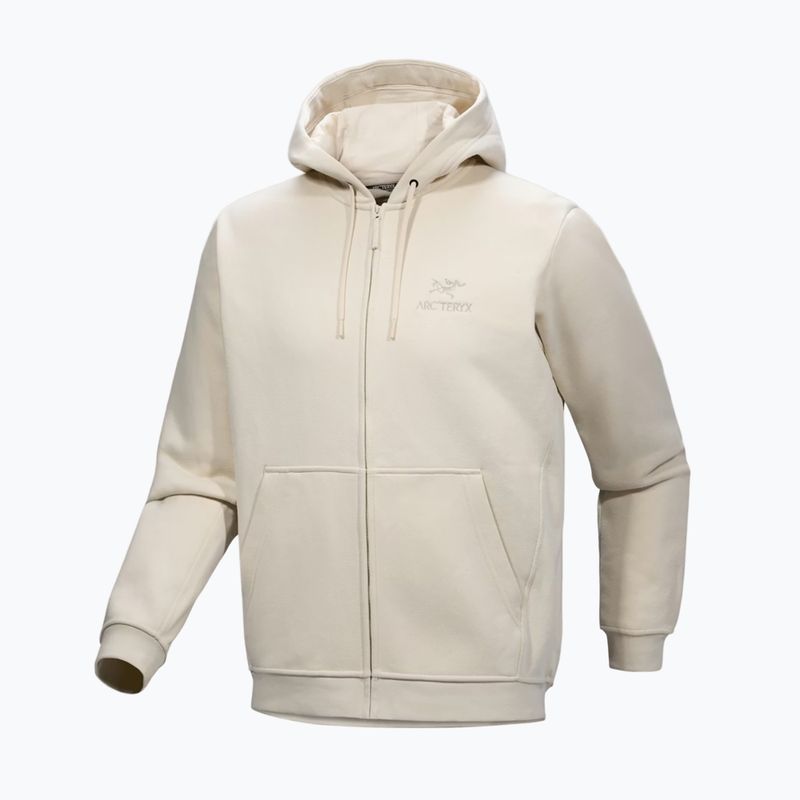 Bluza polarowa trekkingowa męska Arc'teryx Emblem Fleece Full-Zip Hoody sea salt 7