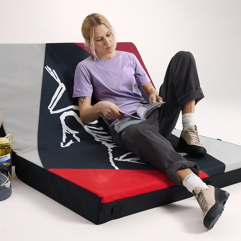 Koszulka damska Arc'teryx Kragg Sl Cotton Emblem Crew mallow 6