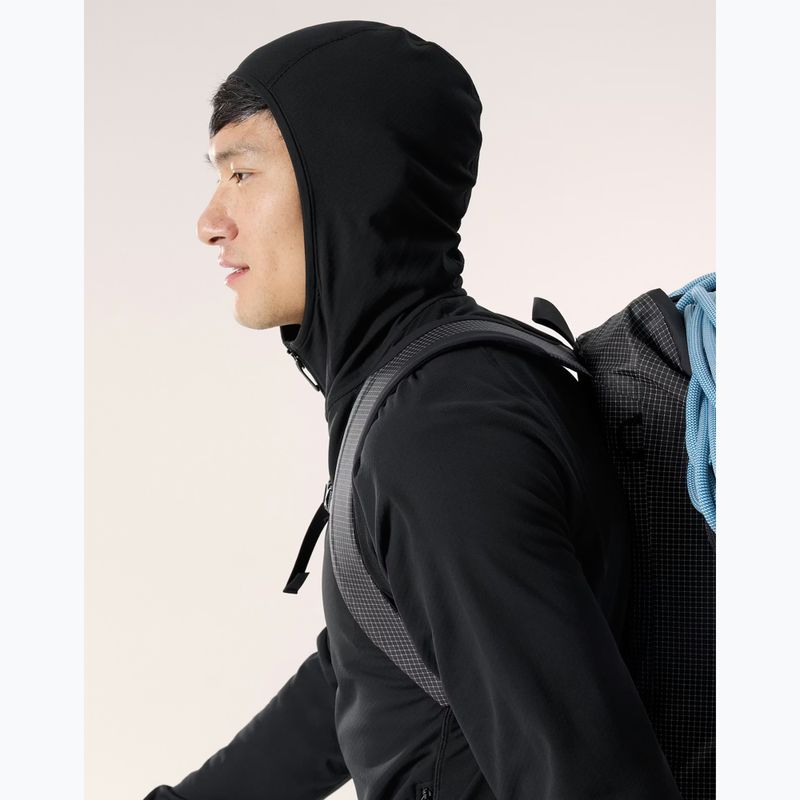 Bluza polarowa męska Arcteryx Delta Hoody black sapphire 5