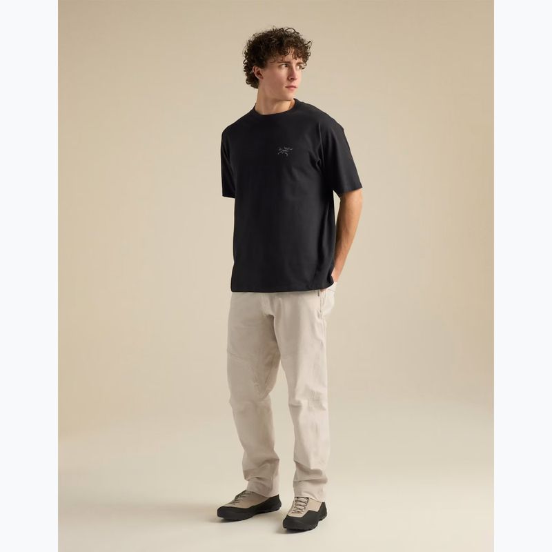 Koszulka męska Arcteryx Kragg Cotton Emblem Crew SS black 2