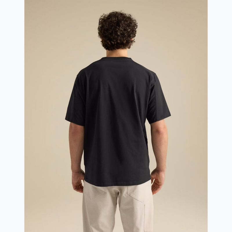Koszulka męska Arcteryx Kragg Cotton Emblem Crew SS black 3