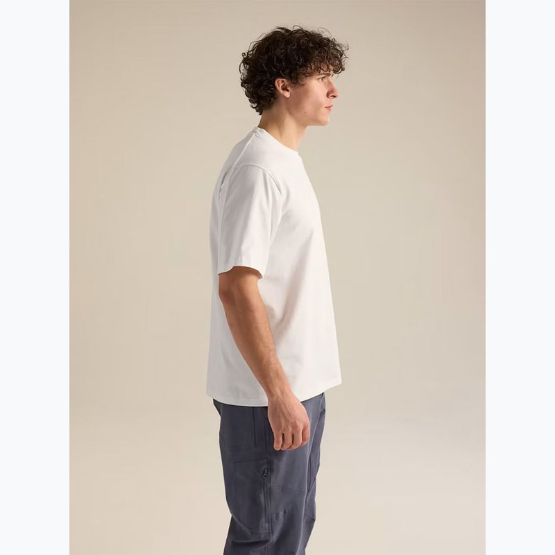 Koszulka męska Arcteryx Kragg Cotton Emblem Crew SS white light 5