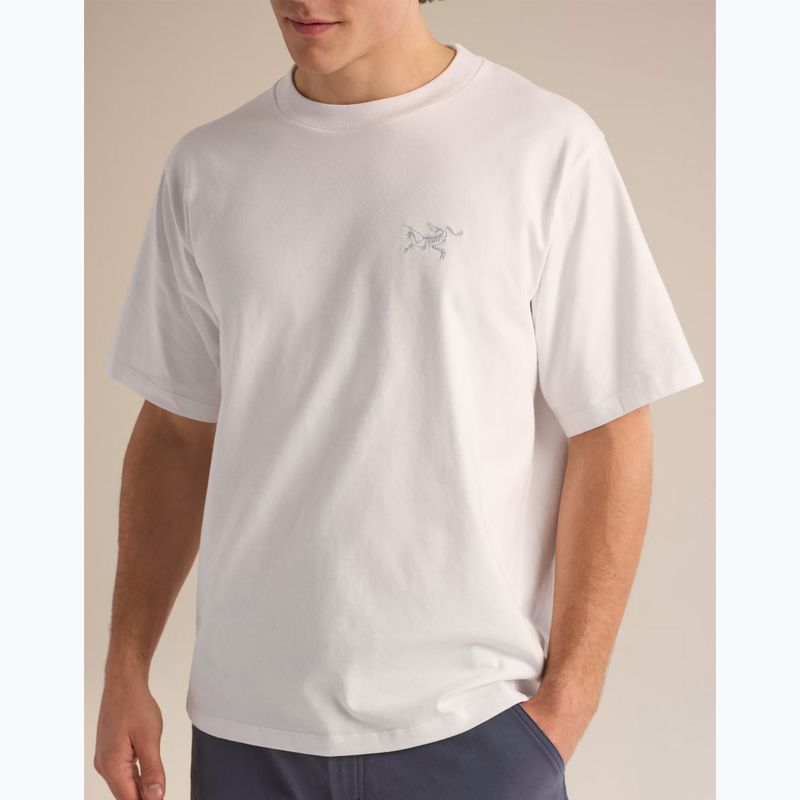 Koszulka męska Arcteryx Kragg Cotton Emblem Crew SS white light 6