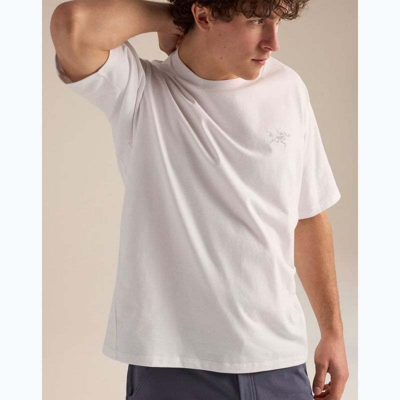 Koszulka męska Arcteryx Kragg Cotton Emblem Crew SS white light 7