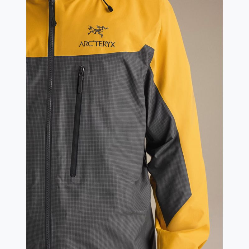 Kurtka softshell męska Arcteryx Alpha larch/dk grey 7
