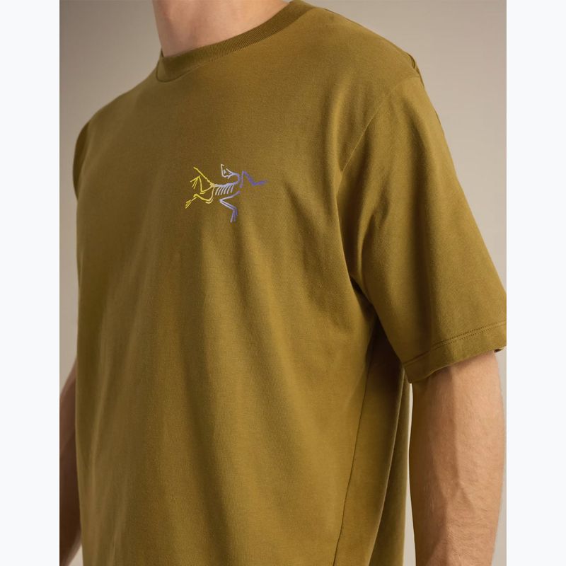 Koszulka męska Arcteryx Kragg Cotton Logo SS bracken 7