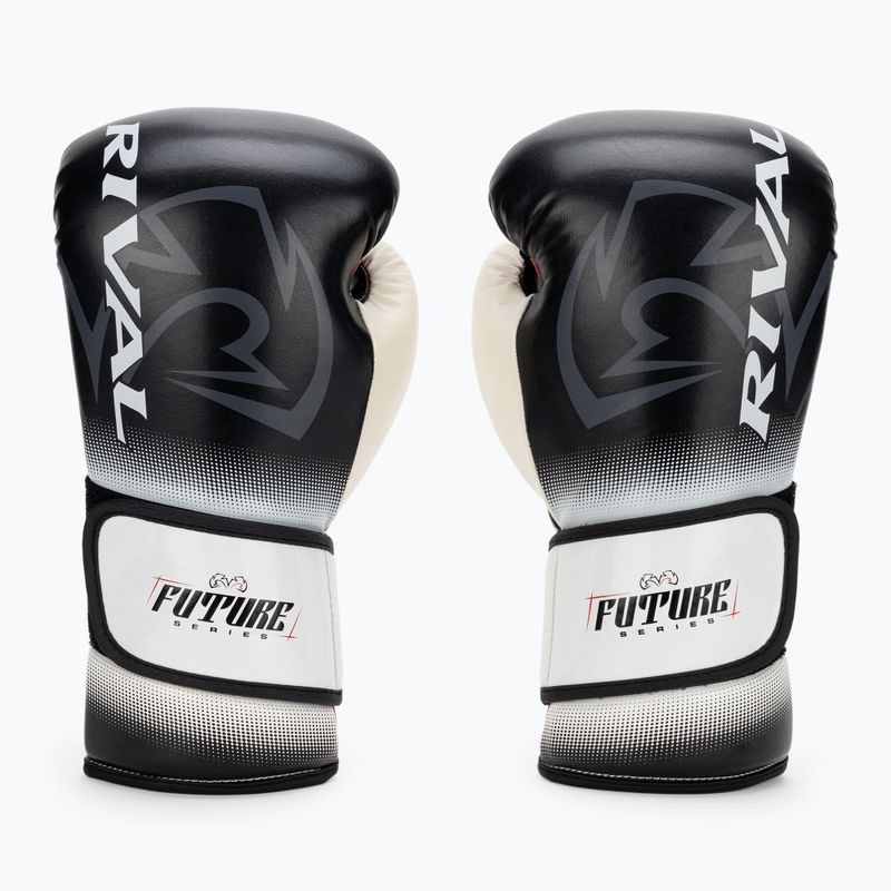 Rękawice bokserskie Rival RS-FTR Future Sparring black/white/red