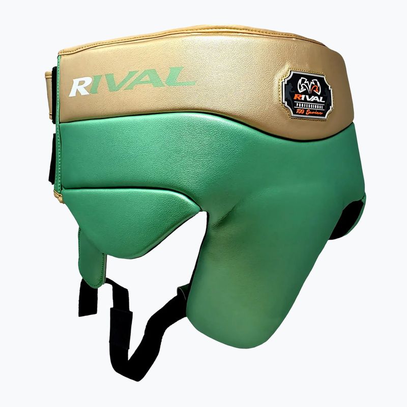 Ochraniacz krocza Rival RNFL100 Professional Protector green/gold 2