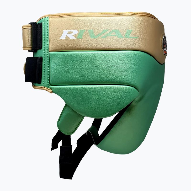 Ochraniacz krocza Rival RNFL100 Professional Protector green/gold 4