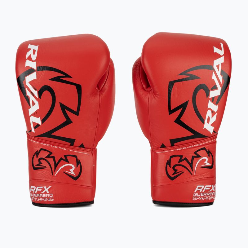 Rękawice bokserskie Rival RFX-Guerrero Sparring-HDE-F red 2