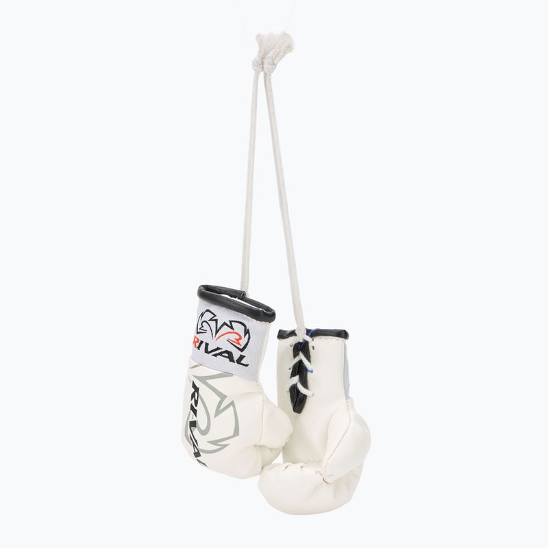 Zawieszka na lusterko rękawice bokserskie Rival Mini white