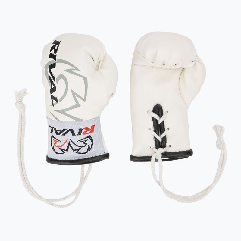 Zawieszka na lusterko rękawice bokserskie Rival Mini white 2