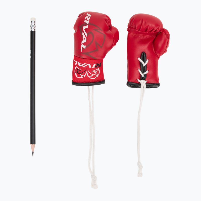 Zawieszka na lusterko rękawice bokserskie Rival Mini red 3