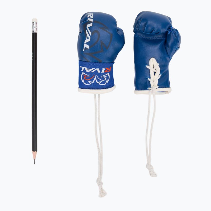 Zawieszka na lusterko rękawice bokserskie Rival Mini blue 3