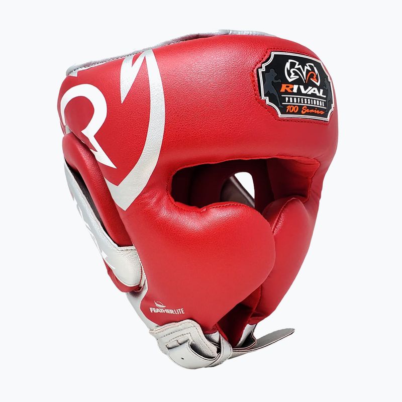 Kask bokserski Rival RHG100 Professional Headgear red/silver 2