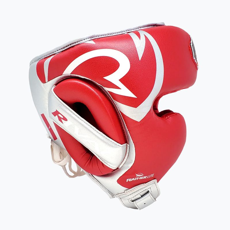 Kask bokserski Rival RHG100 Professional Headgear red/silver 4