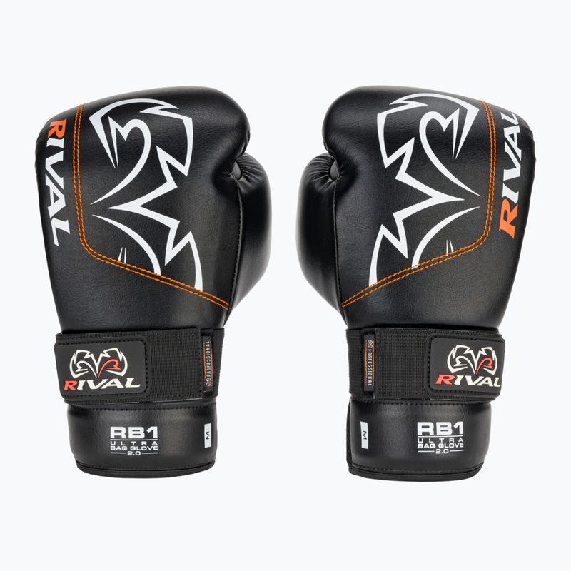 Rękawice bokserskie Rival RB1 Ultra Bag 2.0 l black 2