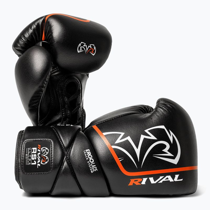 Rękawice bokserskie Rival RS1 Ultra Sparring 2.0 black 2