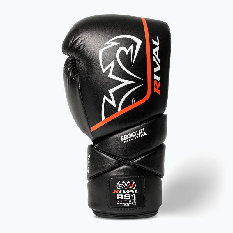 Rękawice bokserskie Rival RS1 Ultra Sparring 2.0 black 3