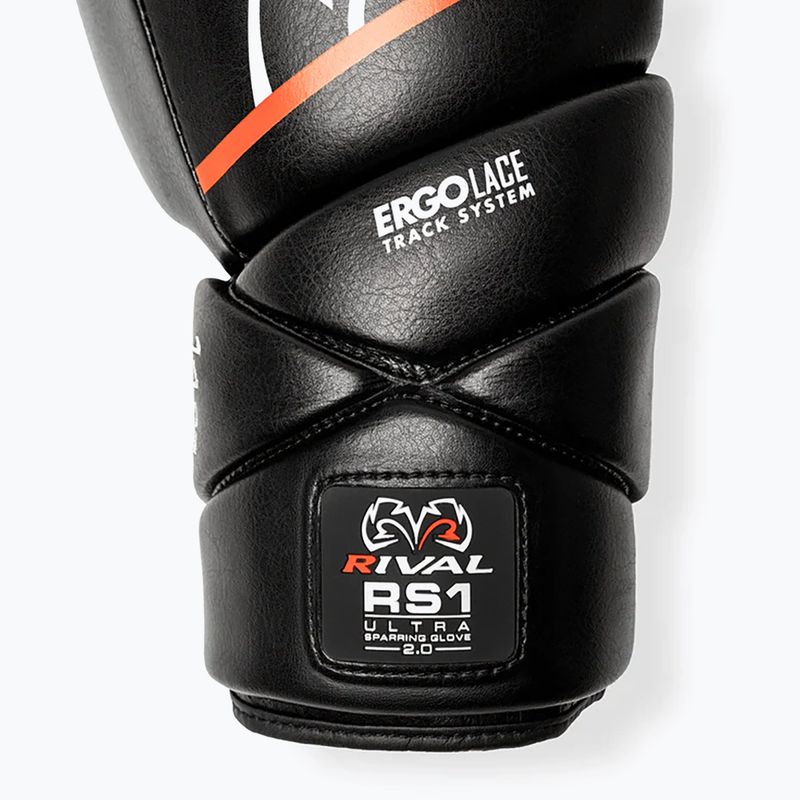Rękawice bokserskie Rival RS1 Ultra Sparring 2.0 black 4