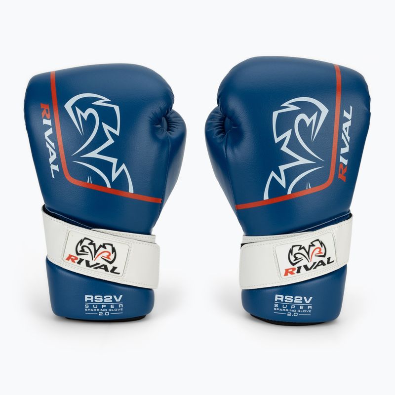 Rękawice bokserskie Rival RS2V Super Sparring 2.0 blue 2