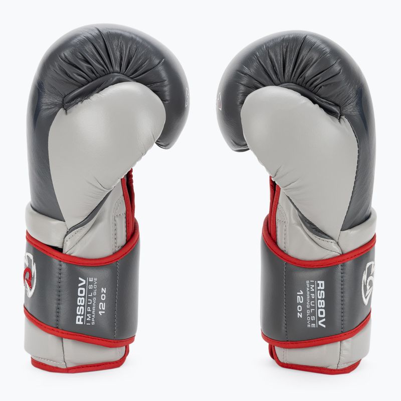 Rękawice bokserskie Rival Impulse Sparring grey 3