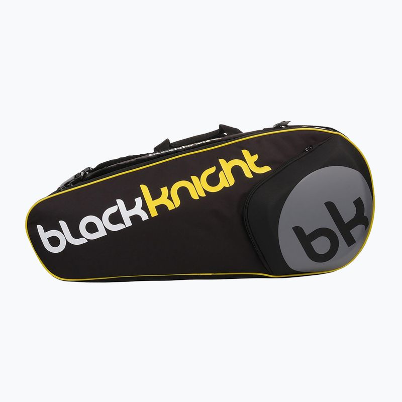 Torba do squasha Black Knight Pro Series Tour 12R black/yellow 4