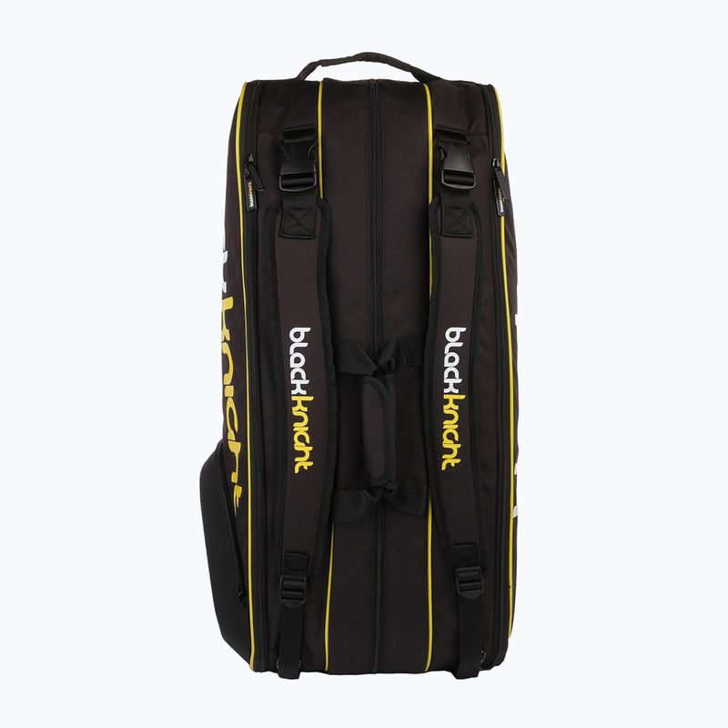 Torba do squasha Black Knight Pro Series Tour 12R black/yellow 5