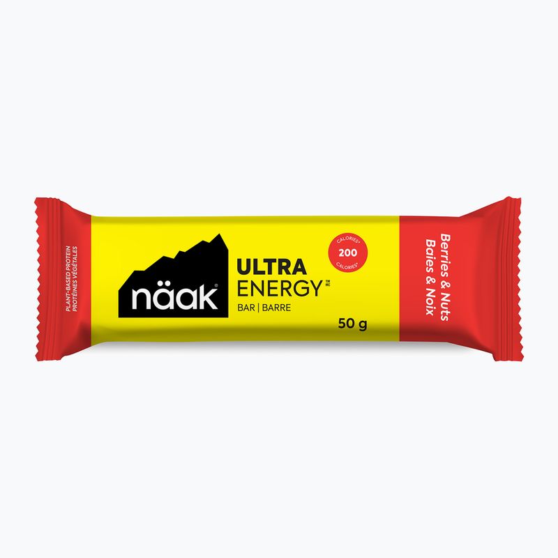 Zestaw batonów energetycznych Näak Ultra Energy 12 x 50 g berries & nuts
