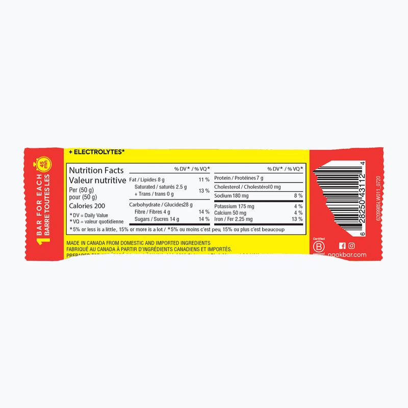 Zestaw batonów energetycznych Näak Ultra Energy 12 x 50 g berries & nuts 2