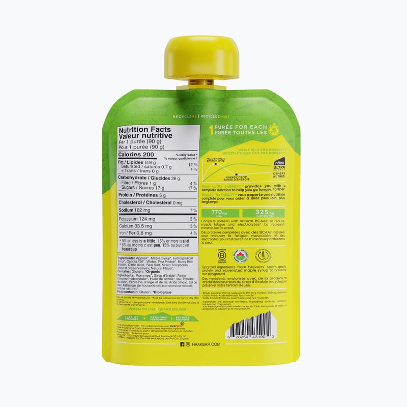 Żel energetyczny Näak Ultra Energy 90 g apple & maple syrup 2