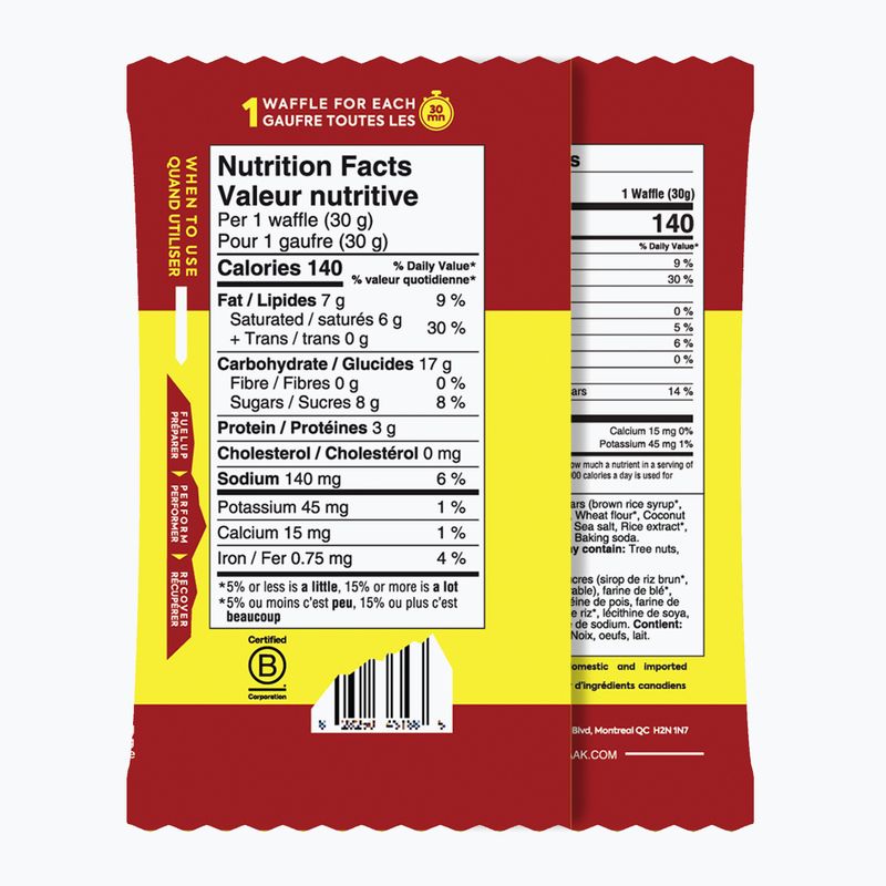 Zestaw batonów energetycznych Näak Ultra Energy 12 x 30 g maple syrup 2