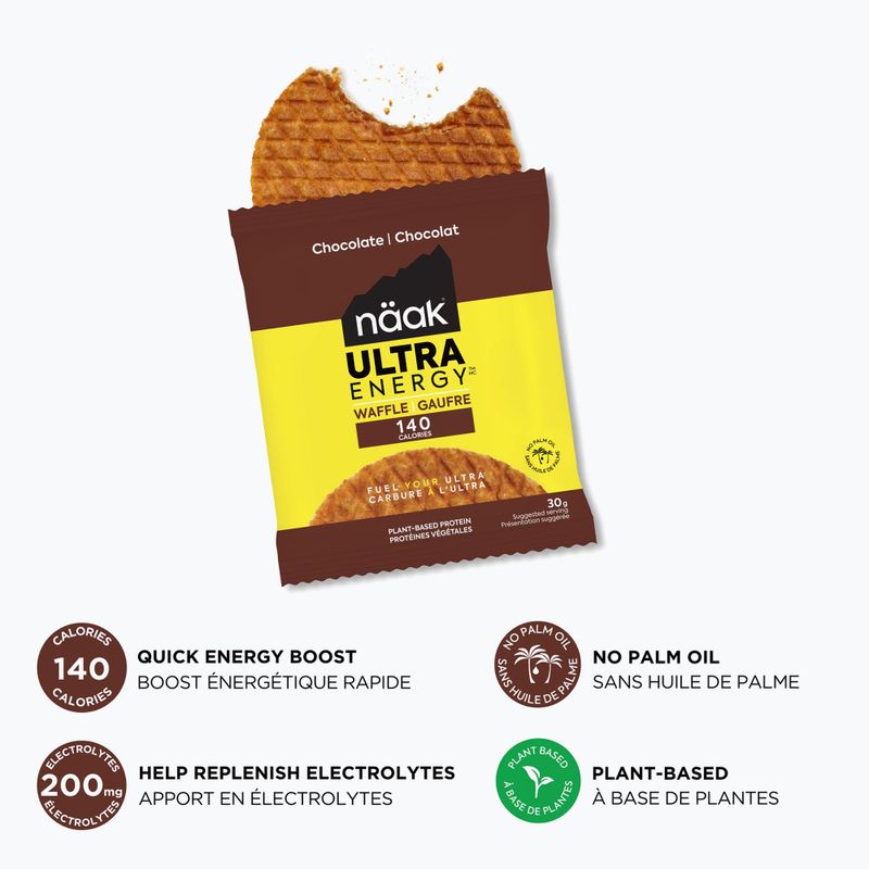 Zestaw batonów energetycznych Näak Ultra Energy 12 x 30 g chocolate 3