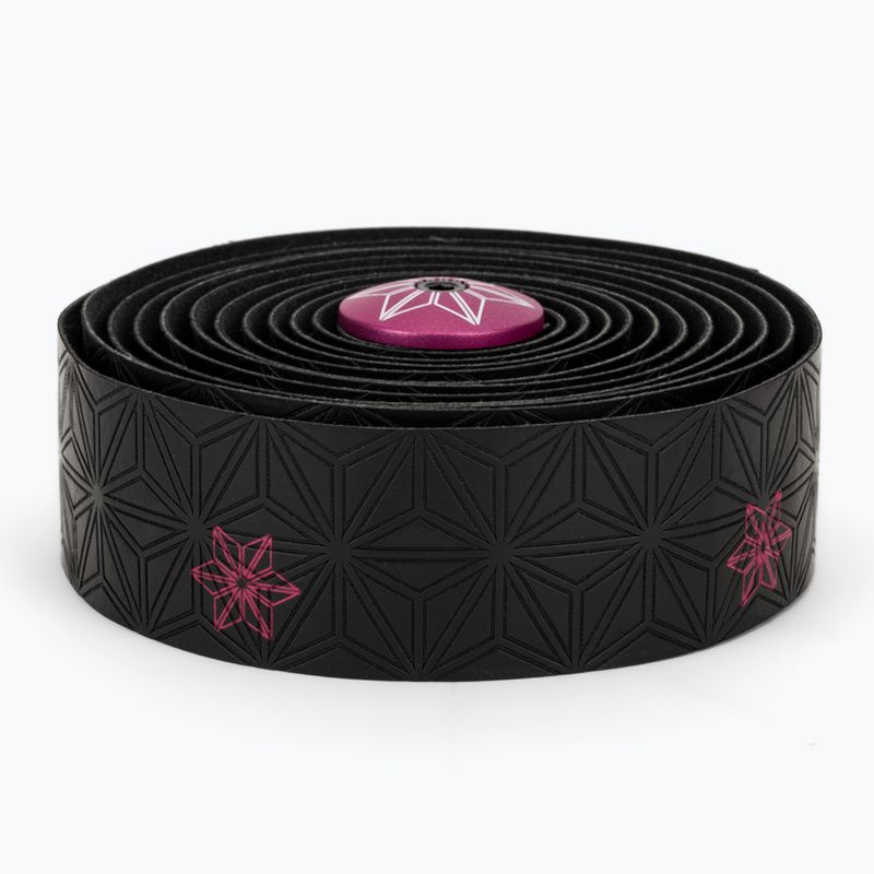 Owijka na kierownicę SUPACAZ Super Sticky Kush Galaxy neon pink/pink star plugs