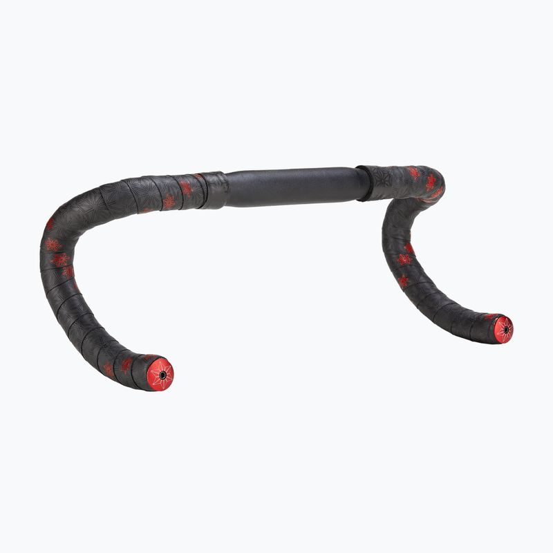 Owijka na kierownicę SUPACAZ Super Sticky Kush Galaxy 2.5 mm red print/ano red plugs 2