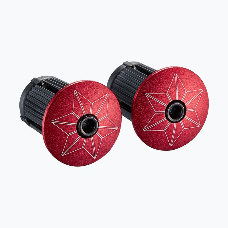 Owijka na kierownicę SUPACAZ Super Sticky Kush Galaxy 2.5 mm red print/ano red plugs 3