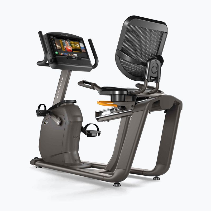 Rower stacjonarny Matrix Fitness Recumbent Bike R30XIR graphite grey